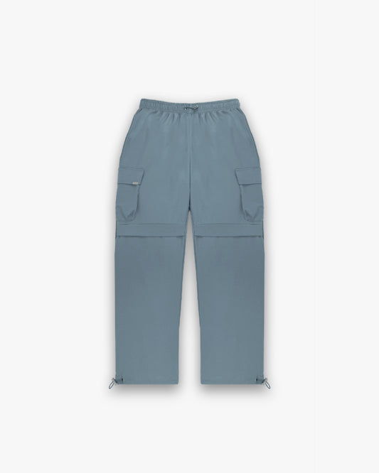 PANELLED BAGGY CARGOPANTS "PANBAG" V1 Silver